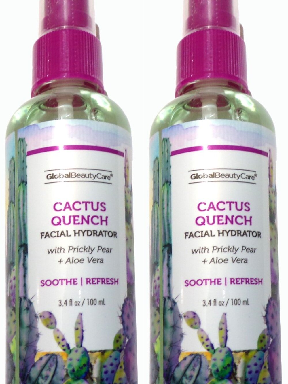 Global Beauty Care Cactus Quench Facial Hydrator Mist with Prickly Pear & Aloe